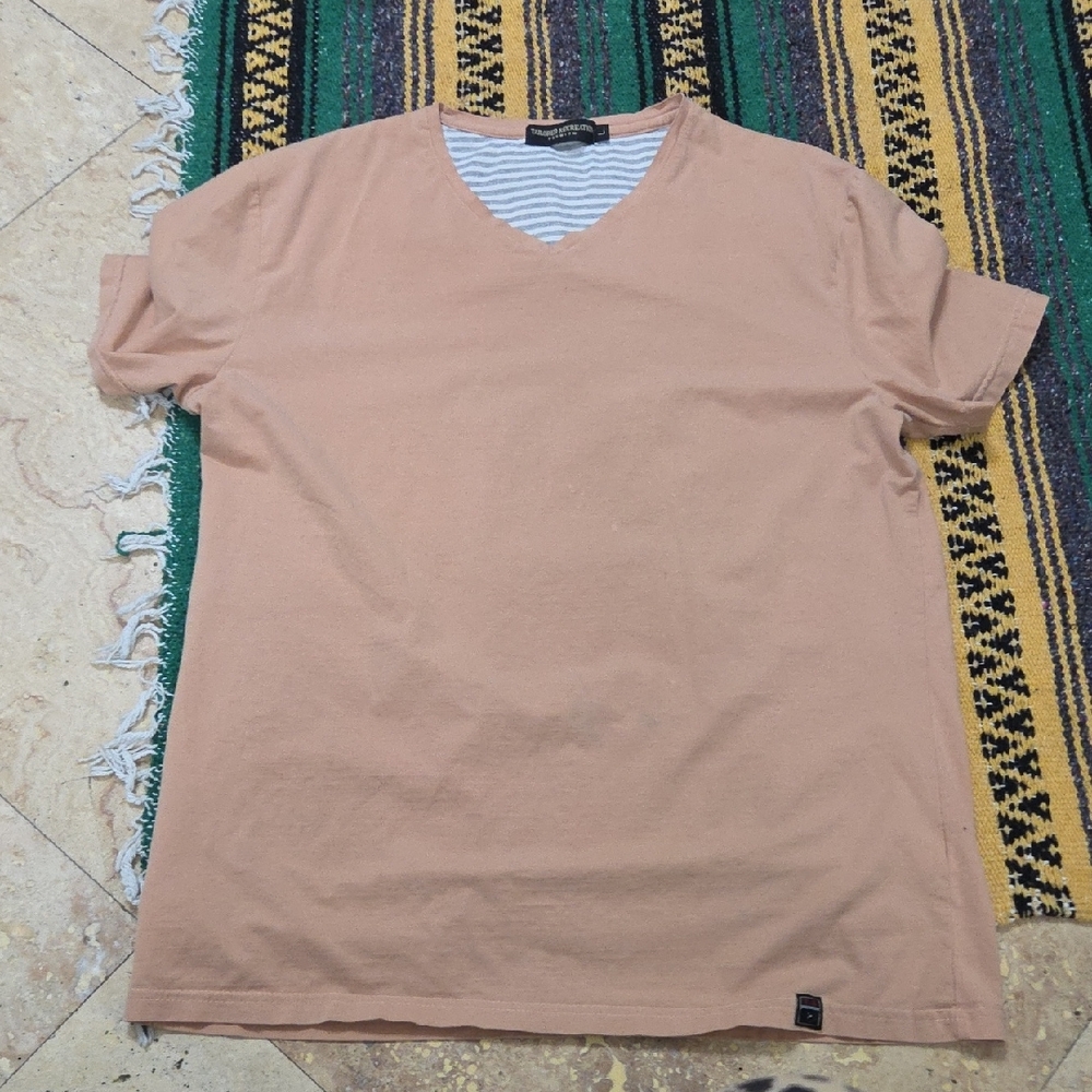 Tailored Recreation V-Neck T-Shirt Mens Large Size